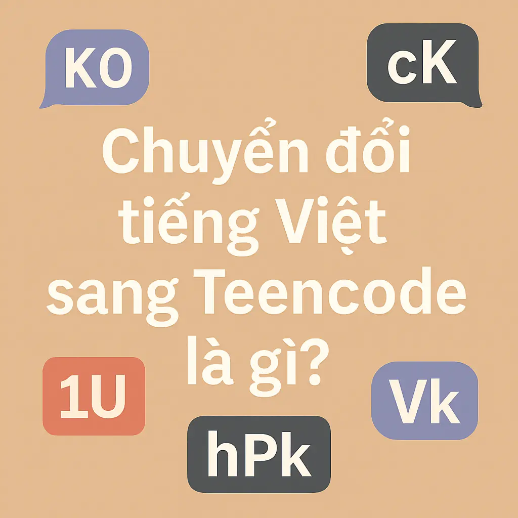 Chuyển đổi teencode là gì?